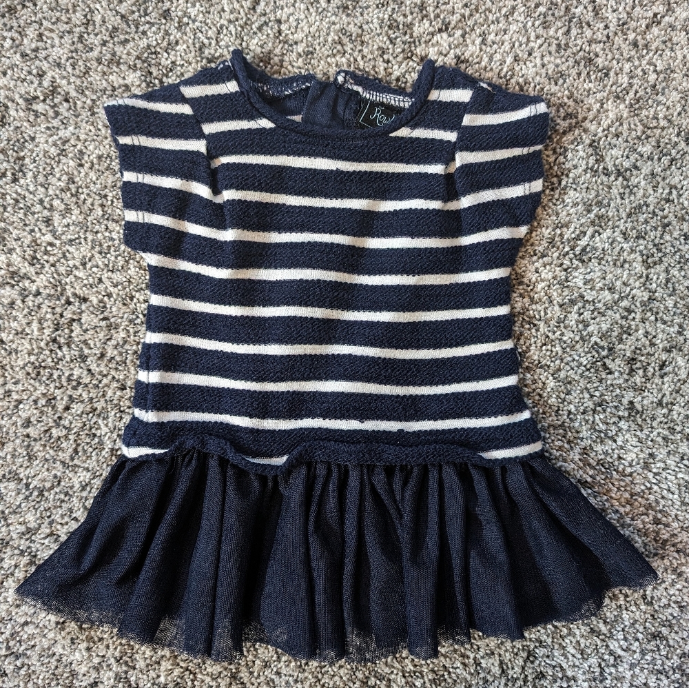 Cynthia Rowley Navy Blue/White Dress